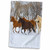 3D Rose USA-Wyoming-Shell-Horses Running in Snow-Us51 Teg0015-Terry Eggers Towel 15" x 22"