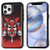 for iPhone 12 Pro Max Wallet Case iPhone 12 Pro Max -6.7"- Practical Magnetic Closure Wallet Kickstand Cover Case - Samurai Mask R