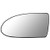 876000 OE Style Driver Driver-Left Side Mirror Glass Lens Replacement for Accent 07-09