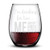 I'm Drinking for Two Funny Gift Laser Etched Wine Glass Cursive - 17 oz