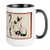 CafePress Two Siamese Cats Large Mug Coffee Mug Large 15 oz. White Coffee Cup