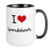 CafePress I Love Spreadsheets Mug Coffee Mug Large 15 oz. White Coffee Cup