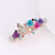 Pudwy Vintage Crystal Hairpins for Women Sequin Rose Flower Hair Bows with Clips Rhinestone Hair Barrettes A-14