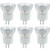 Sunlite 35AR111-FL-12V-6PK 35W AR111 Aluminum 24 G53 20MR8-CG-G4-FL-12V-6PK Halogen 20W 12V MR8 Quartz Reflector Floodlight Bulbs 36° 3200K Bright White Light Bi-Pin -G4- Base 6 Pack