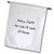 3dRose 3D Rose Nicole R - Quote - Image of Sorry I Left My Cup of Care at Home - 12 x 18 inch Garden Flag -fl-306485-1-