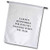 3dRose Nicole R. - Quote - Image of I Am Not Responsible for What My Face Does When You Talk - 12 x 18 inch Garden Flag -fl-310906-1-