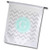 3dRose InspirationzStore - Monograms - Letter G Grey and White Chevron with Mint Monogram Personal Initial G - 12 x 18 inch Garden Flag -fl-316332-1- 3dRose InspirationzStore - Monograms - Letter G Grey and White Chevron with Mint Monogram Personal Initial G - 12 x 18 inch Garden Flag -fl-316332-1-