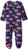 NCAA Mississippi Old Miss Rebels Infant Boys Sleepwear All Over Print Zip Up Coveralls 18 Months Dark Navy