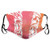 Comfortable Windproof mask Floral Leaves Swirls Seventeen Number With An Abstract BackgroundPrinted Facial Decorations for Adult