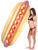 Coconut Float Pool Floats- Hot Dog Pool Raft 7 Ft.