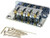 4-string Chrome Hard-tail Roller-Style Bridge for Cigar Box Guitars  and  More