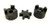 3-8" to 5-8" L075 Flexible 3-Piece L-Jaw Coupling Coupler Set  and  Rubber Spider