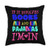 Book Nerd Gifts by K Book Lover Pajamas Funny Gift Bookworm Literary Librarian Throw Pillow 18x18 Multicolor