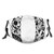 Comfortable Windproof mask?Monochromatic Design Uppercase O With Classical Leaf And Flower Natural Motifs?Printed Facial Fecorations for Adult