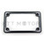 HTTMT MT294-001- Carbon Motorcycle License Plate Frame Compatible with 7" x 4" Motorcycle Plates Chrome Frame