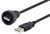 L-COM U2A00009-5M USB Cable USB Type A Plug USB Type A Plug 5 m 16.4 ft USB 2.0 Black