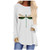 Lenago Women Loose Sweatshirt Long Sleeve Dragonfly Print T-Shirt Casual O-Neck Long Pullover Tops Winter Comfy Tee Shirt Tops -XLWhite-