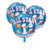 Fun Express - All Star 1st B-Day Mylar Balloons -3pc- for Birthday - Party Decor - Balloons - Mylar Balloons - Birthday - 3 Pieces