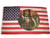 K's Novelties 3x5 USA Indian Three Wolf Pack Native American Premium Flag 3'x5' Banner Grommet Includes 2 Flag Clips