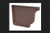 Amerimax K Slip Left End Cap 5 " Aluminum Brown