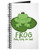 CafePress F.R.O.G. Spiral Bound Journal Notebook Personal Diary Lined