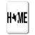 3dRose Stamp City - typography - Home with Texas state as the O. White background. - single toggle switch -lsp-324283-1-