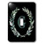 3dRose Wreath with monogram initial letter G in green on black. - Light Switch Covers -lsp-337363-1-