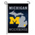 WinCraft Michigan Wolverines 12" x 18" Premium Home State Garden Flag