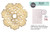Sizzix Tim Holtz Thinlits Die - Doily  and  Sizzix 3-D Doily Embossing Folder - 2 Item Bundle