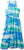 Speechless Girls' High Neck Blouson Chiffon Dress Aqua-Teal 14