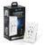 Geeni High Speed USB Charger Smart Outlet White 2 Outlets 2 USB Ports  No Hub Required  Smart Outlet Works with Amazon Alexa Google Home  and  Requires 2.4 GHz Wi-Fi