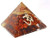e-Click Spiritual Elementz Rudraksha Orgone Pyramid -3'Inch- with OM Symbol Stone Protector from Negative Energy.