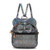 Girls Bowknot Polka Dot Cute Mini Backpack Small Daypacks Convertible Shoulder Bag Purse for Women -Shiny Black-