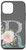 iPhone 12 mini First Name Initial R Monogram Blue Rose Gray Background Case