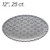 12" Silver Scalloped Edge Cake Boards, 25 ct