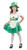 Bristol Novelty Leprechaun Girl Costume -L- Childs Age 7 - 9 Years