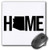 3dRose Stamp City - Typography - Home with Arizona State as The O. White Background. - Mousepad -mp-323883-1-