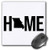 3dRose Stamp City - Typography - Home with Missouri State as The O. White Background. - Mousepad -mp-324103-1-