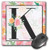 3dRose Pretty Pink Floral Monogram Initial K - Mouse Pads -mp-341753-1-