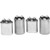 Motor Dual Run Capacitor Oval 45 15 uf MFD 370 Volt VAC 12837
