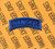 US Army Ranger ODD Colored Blue ROTC ? Airborne para C-E tab arc Patch