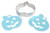 Wilton Jack-O-Lantern Cake-Cookie Cutter Stencil Set