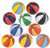 Rhode Island Novelty Assorted 7" Mini Basketballs | Set of 6 | Colors May Vary