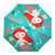 b.Boutique Splish Splash Green Little Mermaid Children's Umbrella
