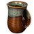 Clay in Motion Handwarmer Mug - Mocha - Right Handed,Brown,14oz.