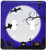 3dRose lsp-28915-2 Toon Jack O Lanterns Bats and Cats In Graveyard with Moon Double Toggle Switch
