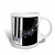 3dRose mug_18762_1 Silver Music Notes on Piano Keys Ceramic Mug, 11-Ounce