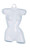 Economy Female White Shapely Plastic Torso Form - Fits Womens Sizes 5-10