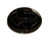 K's Novelties Oval Black Map State of Texas Metal Belt Buckle