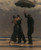 Dancer in Emerald Jack Vettriano Romance Beaches Umbrellas Poster Overall Size- 15.75x19.5 Image Size- 14.5x17